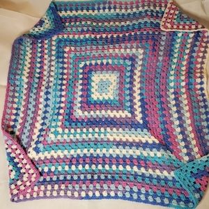 Multi color Baby Girl Crochet Blanket